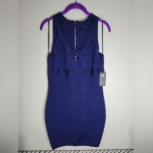 NWT Guess Mirage Crisscross Cage Dress
